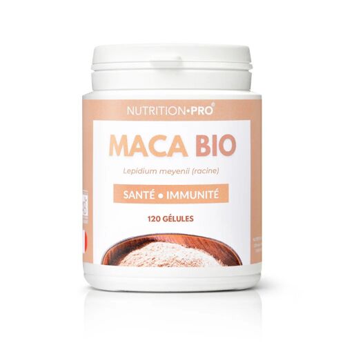 Maca Bio 120 Gélules Tonus, Énergie & Équilibre Hormonal Naturel 
