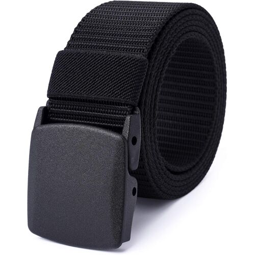 KALANKA-Ceinture Nylon Mixte Ceinture Militaire Extérieure Ajustable Boucle Plastique Sangle Coton