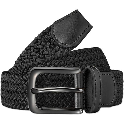 Cauc-Ceinture Stretch Pour Hommes Tressée, Ceinture Élastique Pour Hommes Sans Trous En Tissu 35 Mm Pour Pantalon De Golf, Costume Décontracté