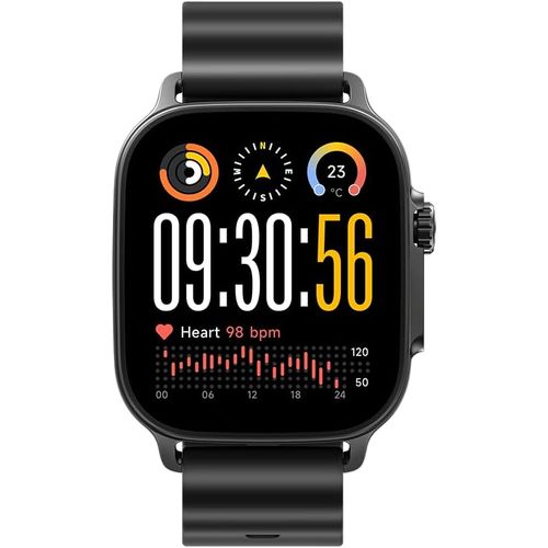Montre connectee Realme Wat5 noire ecran tactile 1,97 pouces Bluetooth notifications activite sante