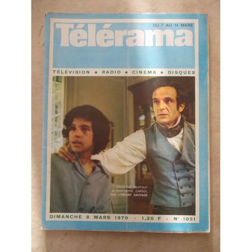Telerama Mars 1970 Truffaut
