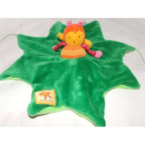 ABEILLE MOULIN ROTY DOUDOU PLAT VERT ORANGE