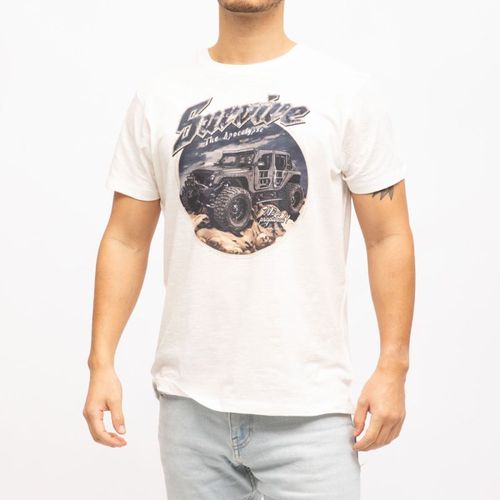 Tee Shirt Basique Imprimé 4x4 Survive Homme Deeluxe 74