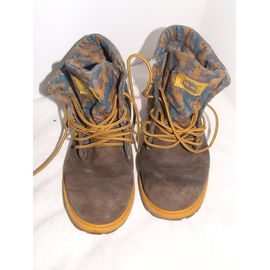 Bottines Timberland Marron Bleu Moutarde Pointure 35.5