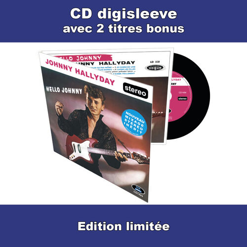 Hello Johnny - Nouveau Mixage Stéréo Inédit (Digisleeve) + 2 Titres Bonus