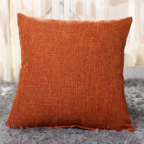 2 Housses De Coussin Décoratives En Lin Épais 50x50 Cm - Style Rustique Et Boho Pour Décoration D'intérieur - Fermeture Éclair Invisible - Convient Pour Canapé, Lit Et Bureau,