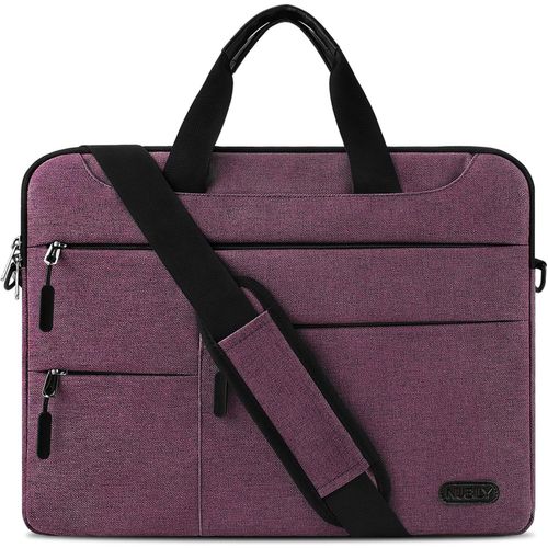 CAUC-Sacoche pour Ordinateur Portable 14-15.6 Pouces Sac à Main Porte-Documents à Bandoulière Housse Imperméable d'affaires Homme et Femme Mallette Laptop Bag