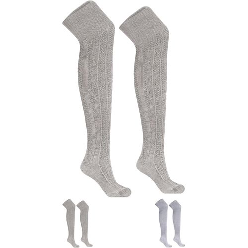 Cauc-- Chaussettes Hautes Tricotées Pour Costume Traditionnel, 70 Cm