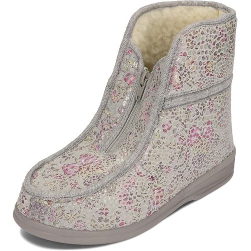 Cauc-Chaussons Chauds Pour Femmes Doublure En Laine De Mouton Motif Floral 36 37 38 39 40 41 Eu