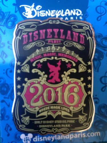Rare Pins Disney Disneyland Paris : Vintage Mickey Année 2016