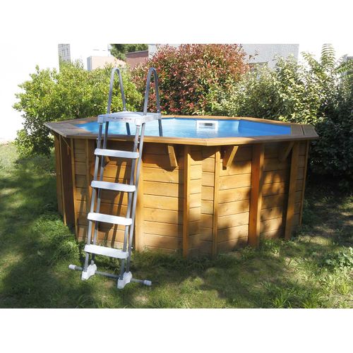 Piscine bois Sunwater 4,10 x 1,20 m liner bleu - Ubbink