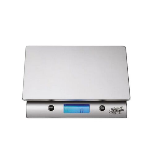 Nature&saveurs - Balance De Cuisine Électronique 10kg - 1g Gris Ns-Bal.10kg