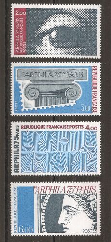 1834 À 1837 (1975) Arphila 75 2ème Série N** (Cote 9,5e) (A033)