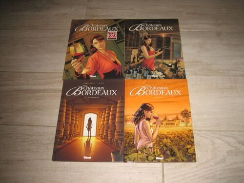 Lot Bd Chateaux Bordeaux 1 A 4 Eo Tbe Glenat