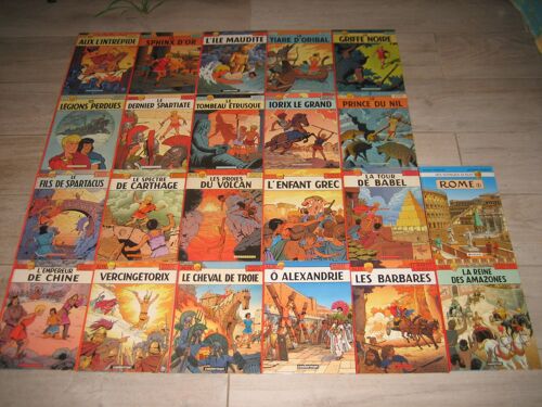 Lot 22 Bd Alix 1a 21 Quasi Complet(Sauf 9)+41+ Voyages D'Alix Rome(1) Casterman