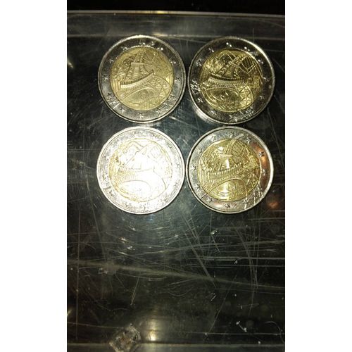 Pièces 2€ Jeu Olympique Athènes 2004,2006 Torino Hiver Italie,Coupe Du Monde Rugby 2023 France Et Jeu Olympique Paris2024,Total4+1+1+2=8piéces2€Faire Offre Sérieuse Comique S'Abstenir