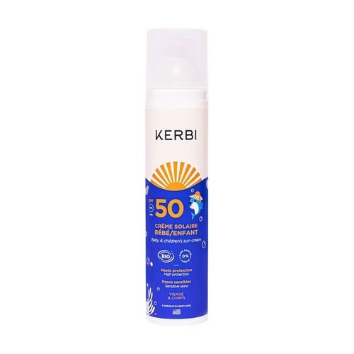 Crème Solaire Bébé/Enfant 100grs Kerbi Spf 50
