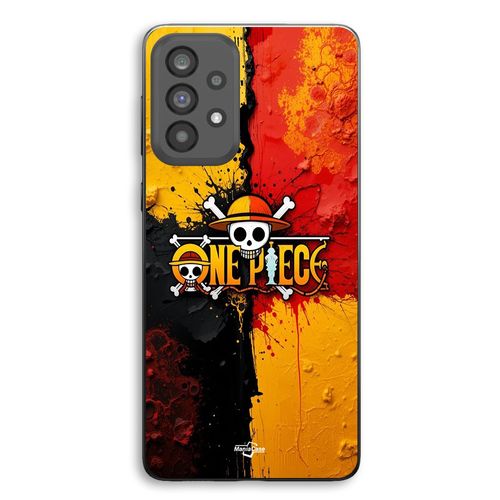 Coque Pour Samsung Galaxy A33 5g One piece logo peinture coloré manga Maniacase