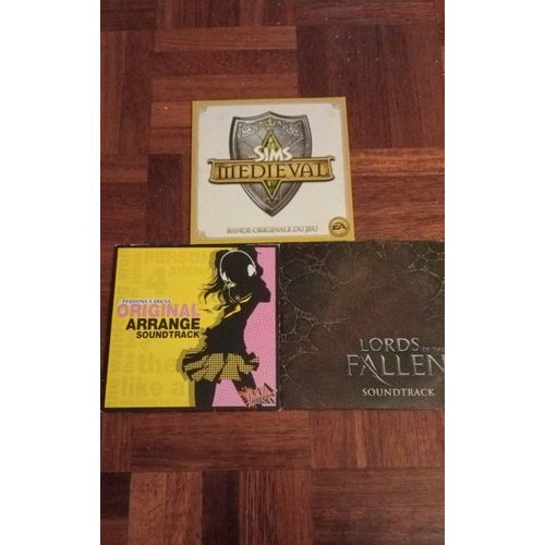 Lot De 3 Cd Bande Originale De Jeux Vidéos