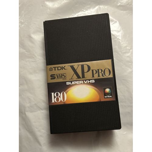 T.D.K., VHS, 180 XP pro