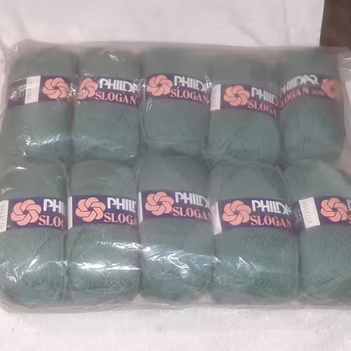 Lot De 10 Pelotes Laine Phildar Slogan 209