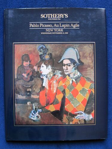 Pablo Picasso, Au Lapin Agile November 15, 1989. ; Éditeur: New York: Sotheby'S Catalogue
