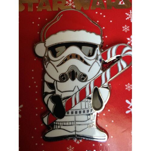 Rare Pins Disney Disneyland Paris : Storm Trooper Star Wars Noel