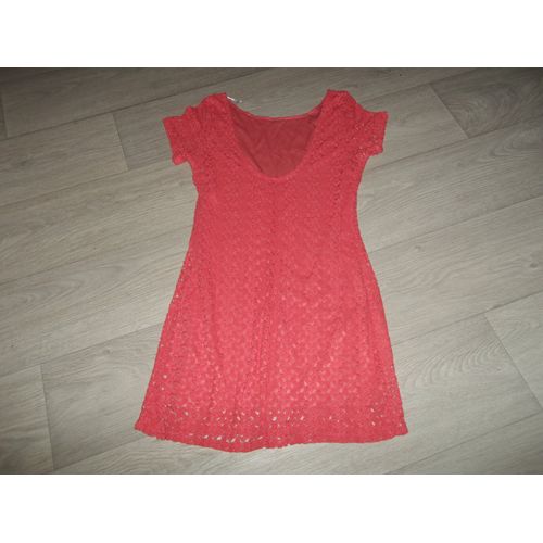 Robe Laura J Corail, Style Tricot, Doublée Taille S Tbe