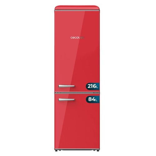 Cecotec 02756 réfrigérateur-congélateur Pose libre 300 L Rouge