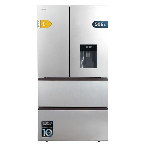Cecotec Bolero CoolMarket FD 510 WD Inox frigo américain Pose libre 506 L Acier inoxydable