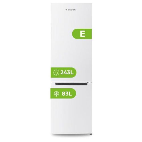 Aspes AC2602ENF réfrigérateur-congélateur Pose libre 326 L E Blanc