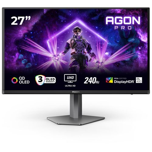 Ecran PC AOC G2 AG276UZD 26.5" 3840 x 2160 4K Ultra HD OLED Noir