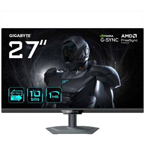 GIGABYTE G27UP Moniteur de jeu 27" 4K UHD - Mode double (4K 160Hz ou FHD 320Hz), 3840 x 2160, 1ms, 400 cd/m², FreeSync Premium, HDR10, HDMI 2.1, DisplayPort 1.4