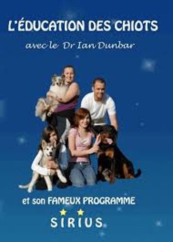Dvd L'Éducation Des Chiots Programme Sirius