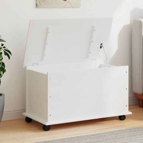 Prolenta Premium - Coffre De Rangement Et Roulettes Alta Blanc 73x39,5x43 Cm