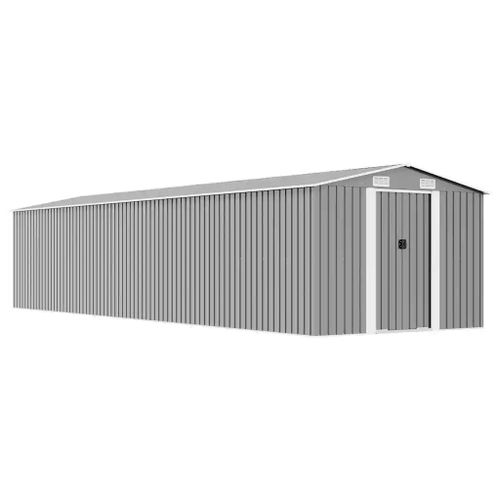Prolenta Premium - Abri De Jardin Gris 257x990x181 Cm Acier Galvanisé