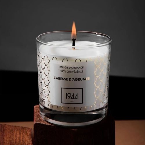 Bougie D'Ambiance 100% Cire Végétale Caresse D' AGrumes 200ml 1944 Paris
