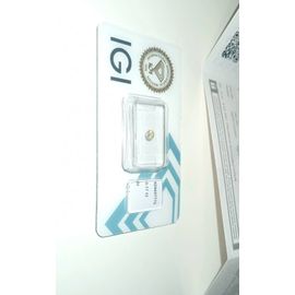 Diamant Very Light Yellow Naturel Certifié 0.17 Carats Clarté Sl1 Igi I.G.I Avec Sa Certification. International Gémological Institute Diamond Report Excellent Vs1