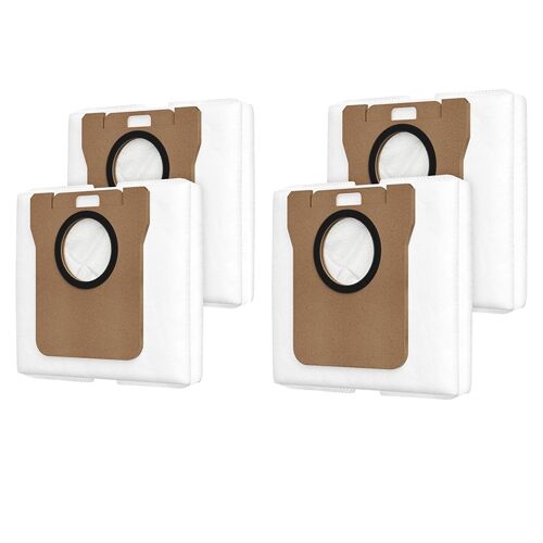 Sacs à poussière compatibles avec Xiaomi S20, Lot de 4, Pièces de rechange pour aspirateur robot