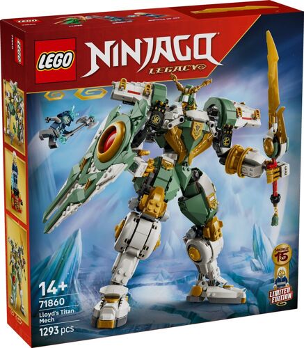 LEGO NINJAGO - 15e anniversaire : le robot Titan de Lloyd - 71860