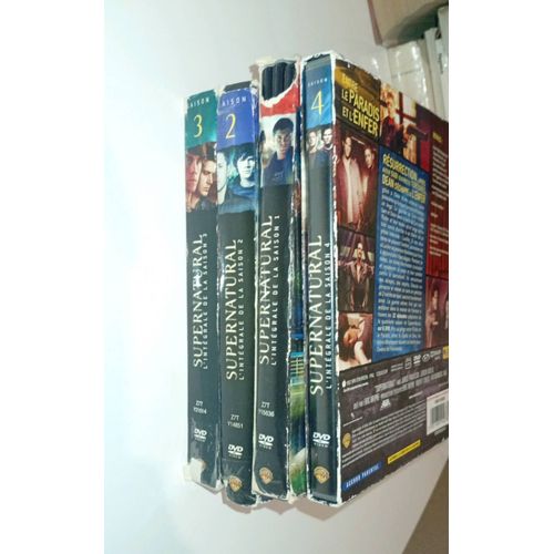 L'Eau Dvd Supernatural 4 Premières Saisons Intégrale Parfait Pour Cadeau Collectionneur Passionné. Supernatural - Saison 1, 2 3 4 Jared Padalecki, Jensen Ackles, Sarah Shahi, Adrianne Palicki,