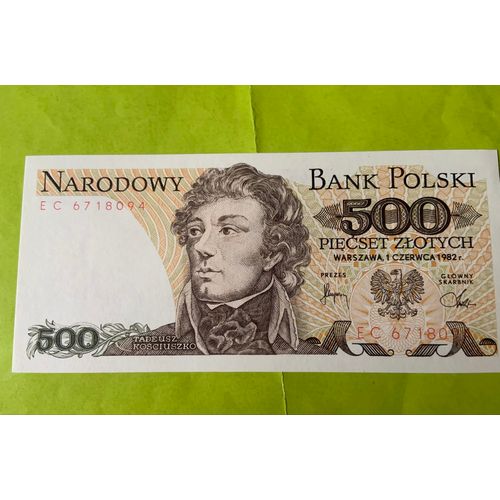 Billets Pologne 500 Zlotych