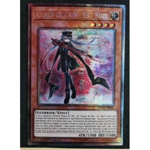 Yu Gi Oh Igas Fr020 Assaut De L'Air As Roze V.2 Starlight Rare