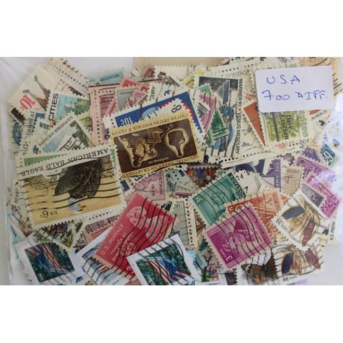 Etats-Unis 700 Timbres Différents