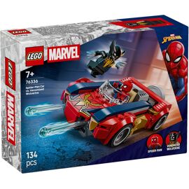 LEGO Marvel - Spider-Man et sa voiture contre Wolverine vénomisé - 76336