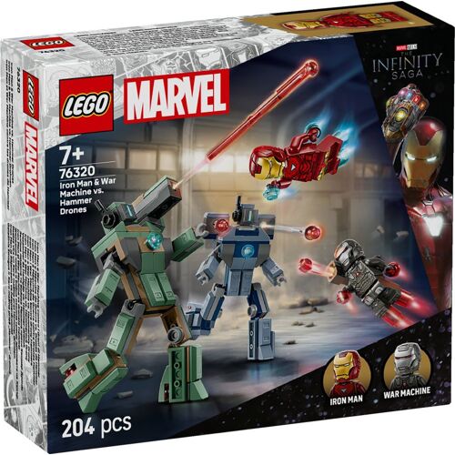 LEGO Marvel - Iron Man et War Machine contre les drones de Hammer - 76320
