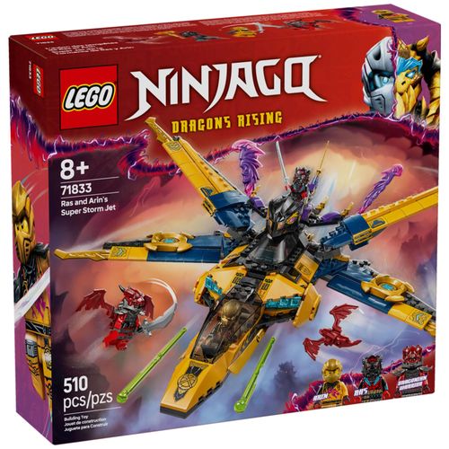 LEGO NINJAGO - Le super avion tempête de Ras et Arin - 71833