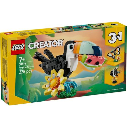 LEGO Creator - Animaux sauvages : le toucan tropical - 31173