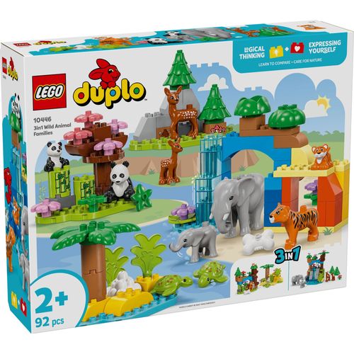 LEGO DUPLO - Familles d'animaux sauvages 3-en-1 - 10446