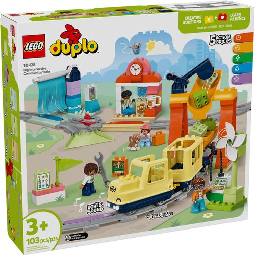 LEGO DUPLO - Le grand train communautaire interactif - 10428